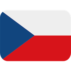 Флаг Чехии Эмодзи в Twitter