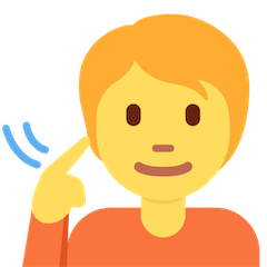 🧏 Persona sorda Emoji su Twitter