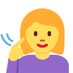 Donna sorda Emoji Twitter