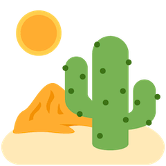 Desert Emoji on Twitter