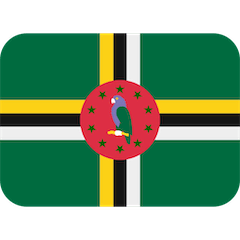 Bandiera della Dominica Emoji Twitter