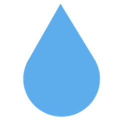💧 Gota de agua Emoji en Twitter