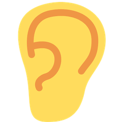 Ear Emoji on Twitter
