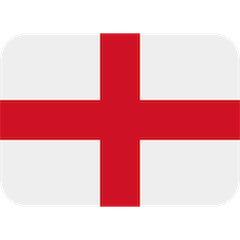 Flagge von England Emoji Twitter