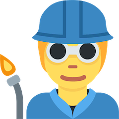 🧑‍🏭 Fabrikarbeiter(in) Emoji auf Twitter