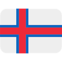 Bandeira das Ilhas Faroé Emoji Twitter