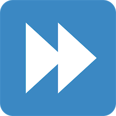 ⏩ Fast-Forward Button Emoji on Twitter