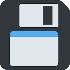 💾 Floppy disk Emoji su Twitter
