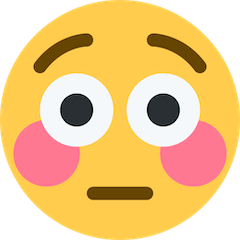 😳 Faccina con occhi spalancati Emoji su Twitter