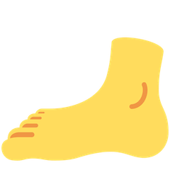Foot Emoji on Twitter