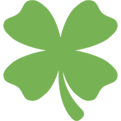 Four Leaf Clover Emoji on Twitter