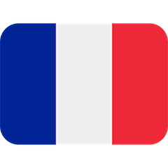 Drapeau de la France Émoji Twitter