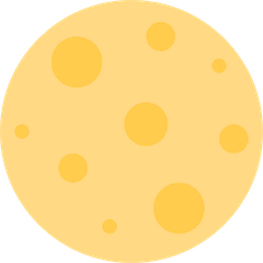 🌕 Full Moon Emoji on Twitter