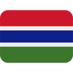Bandeira da Gâmbia on Twitter