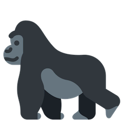 Gorilla Emoji on Twitter