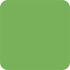 Quadrato verde Emoji Twitter
