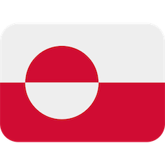 Bandiera della Groenlandia Emoji Twitter