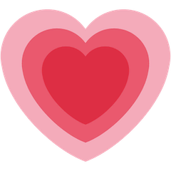 Corazón creciente Emoji Twitter