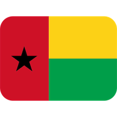 Flagge von Guinea-Bissau Emoji Twitter
