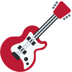 🎸 Guitar Emoji on Twitter