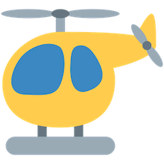 Hubschrauber Emoji Twitter