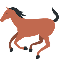 🐎 Pferd Emoji auf Twitter