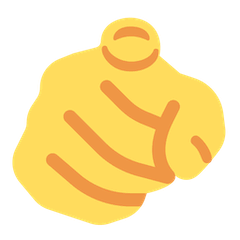 🫵 auf Betrachter zeigender Zeigefinger Emoji auf Twitter