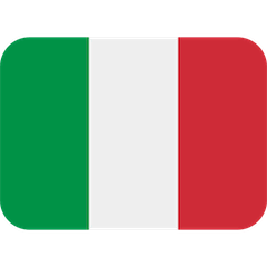 Bandera de Italia Emoji Twitter