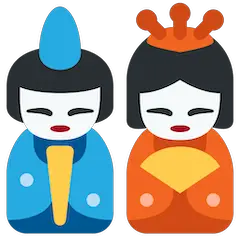 Japanische Puppen Emoji Twitter