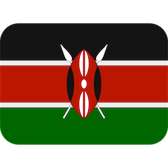 Bandera de Kenia Emoji Twitter