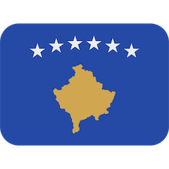 Bandera de Kosovo Emoji Twitter