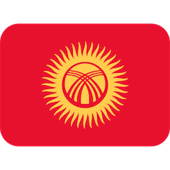 Bandera de Kirguistán Emoji Twitter