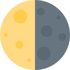 🌗 Abnehmender Mond Emoji auf Twitter