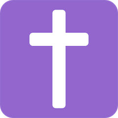 Latin Cross Emoji on Twitter