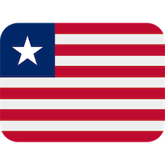 Bandeira da Libéria Emoji Twitter