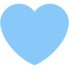 Light Blue Heart on Twitter