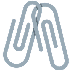 Linked Paperclips Emoji on Twitter
