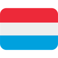 Bandeira do Luxemburgo Emoji Twitter