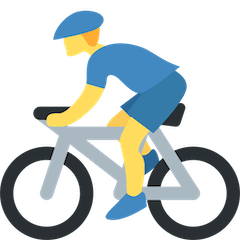 🚴‍♂️ Hombre ciclista Emoji en Twitter