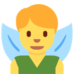 Man Fairy Emoji on Twitter