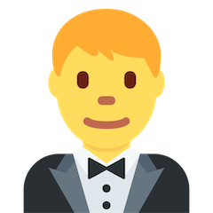 🤵‍♂️ Hombre en smoking Emoji en Twitter