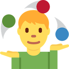 🤹‍♂️ Jonglierender Mann Emoji auf Twitter
