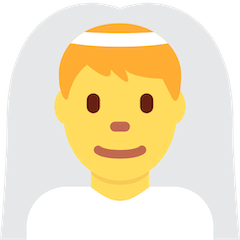 👰‍♂️ Homem com véu Emoji nos Twitter