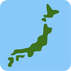 Map of Japan Emoji on Twitter