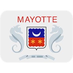 Flagge von Mayotte Emoji Twitter