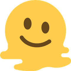 🫠 Rostro derretido Emoji en Twitter