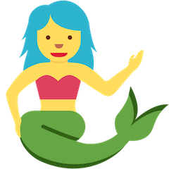 Meerjungfrau Emoji Twitter