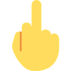 Middle Finger on Twitter