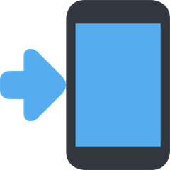 📲 Teléfono con flecha Emoji en Twitter
