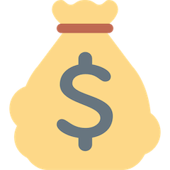 Bolsa de dinero Emoji Twitter